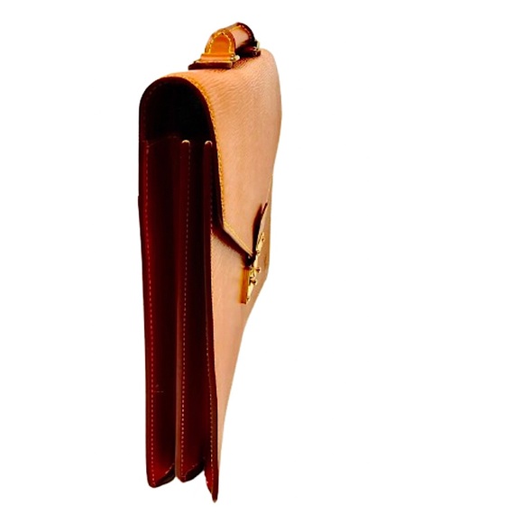 LOUIS VUITTON Ambassador Cipango Gold Epi Leather Business Briefcase Laptop Bag - Picture 9 of 13